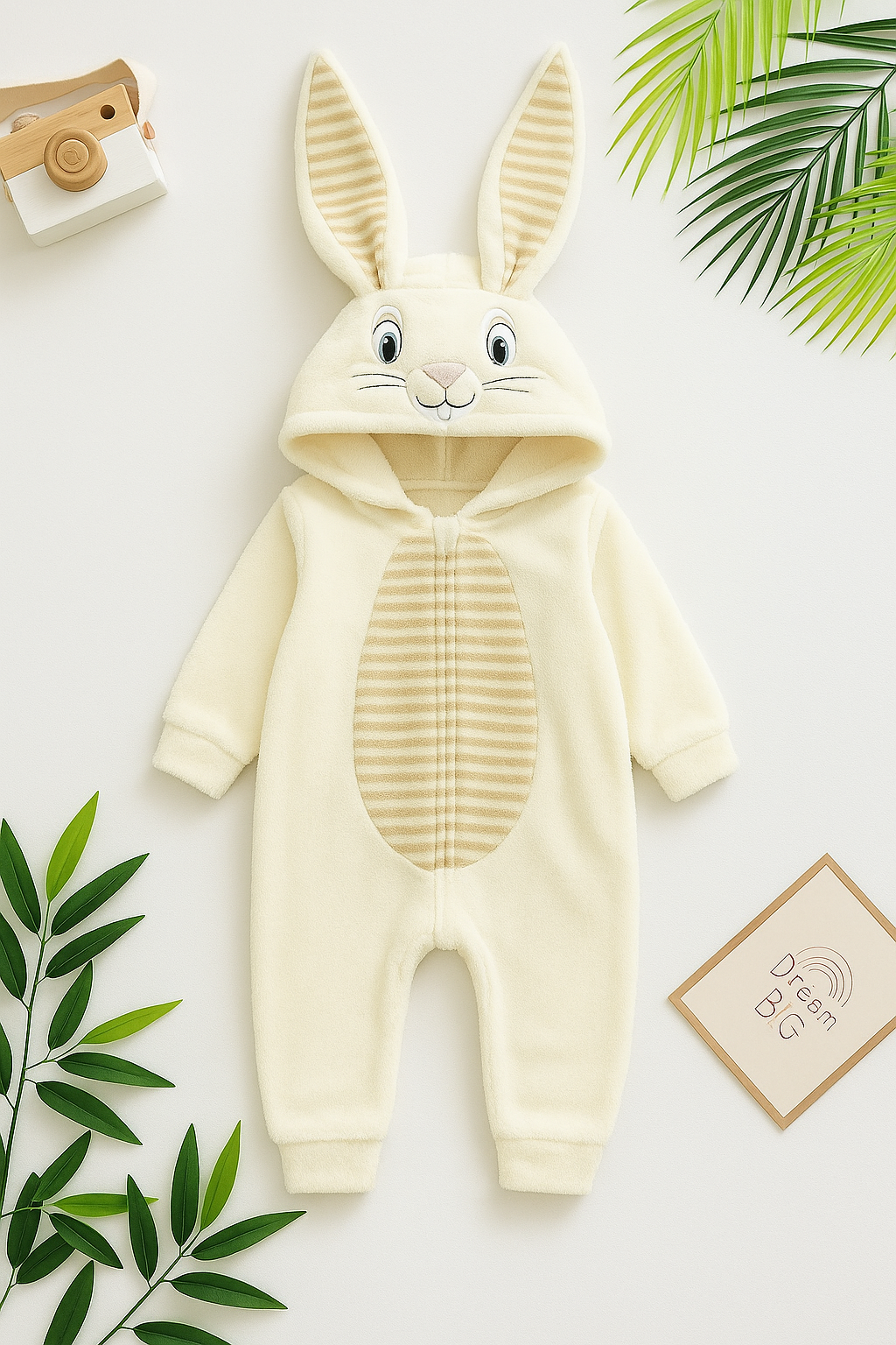 سالوبيت شتوي للأطفال بتصميم أرنب لطيف – راحة ودفء مثاليين