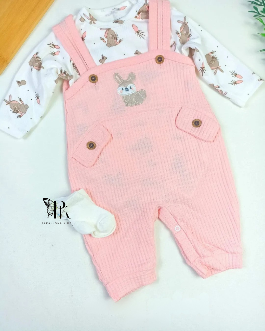 طقم بناتي كيوت – بخامة قطنية وتصميم مريح ولطيف