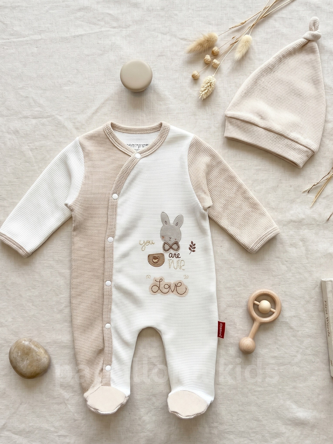 💙🐰 طقم مواليد أنيق وناعم للمولود الجديد ✨👶