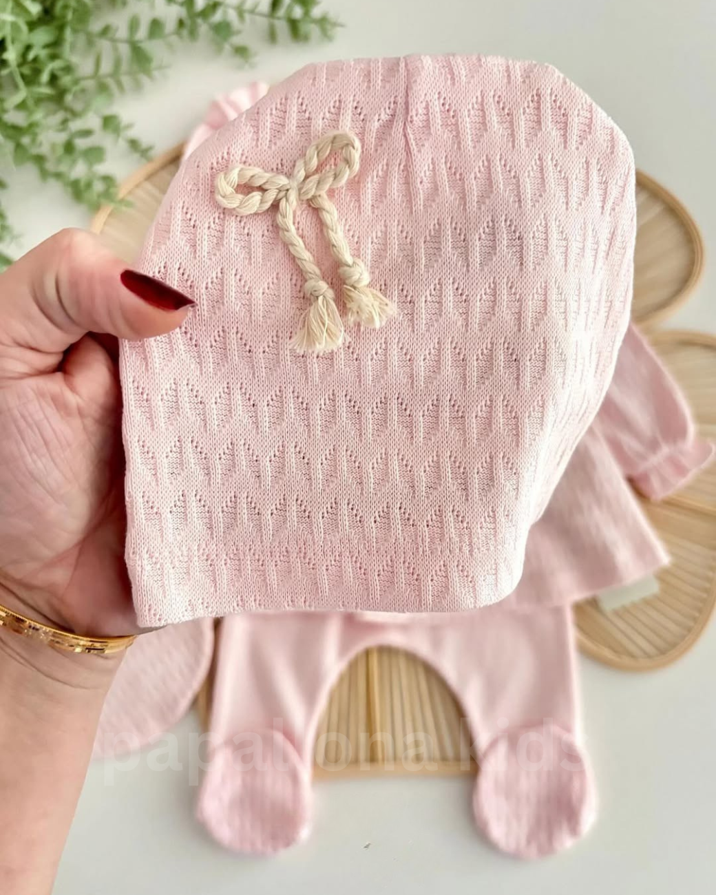 طقم بيبي بناتي 5 قطع High Quality – ناعم ومريح